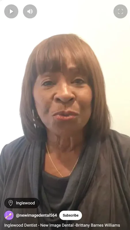 New Image Dental patient Video Testimonial for a dentist in Inglewood, CA