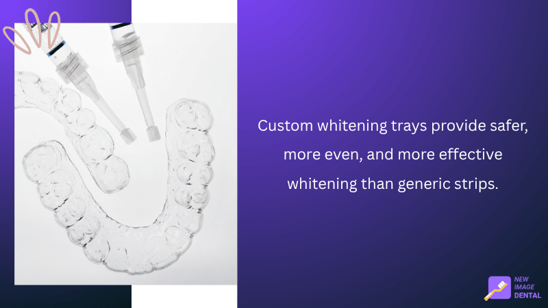 Custom Fitted Trays vs. Whitening Strips
