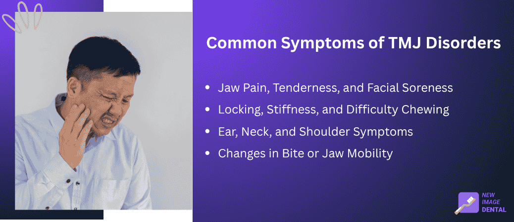 common symptoms of TMJ disorders