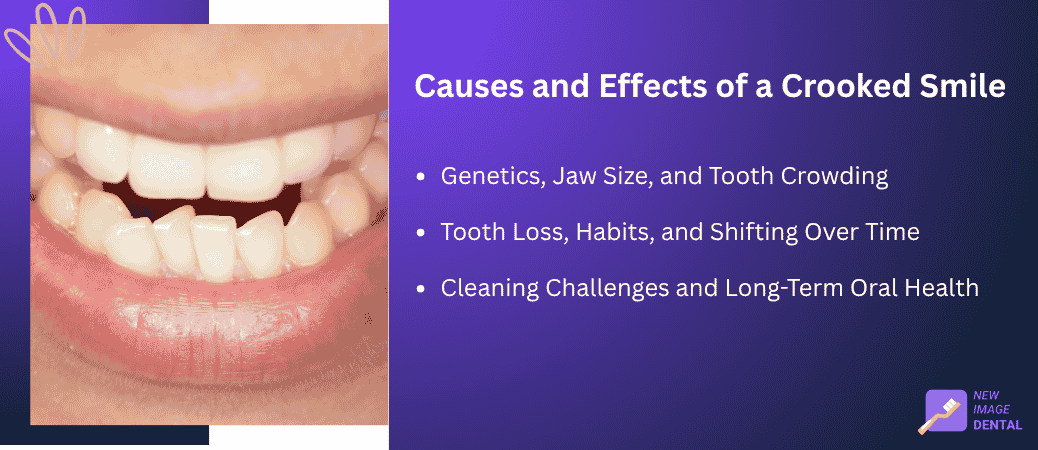 causes and effects of a crooked smile